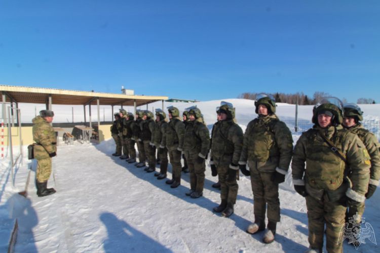 В Пермском военном институте Росгвардии прошли занятия по взрывному делу 