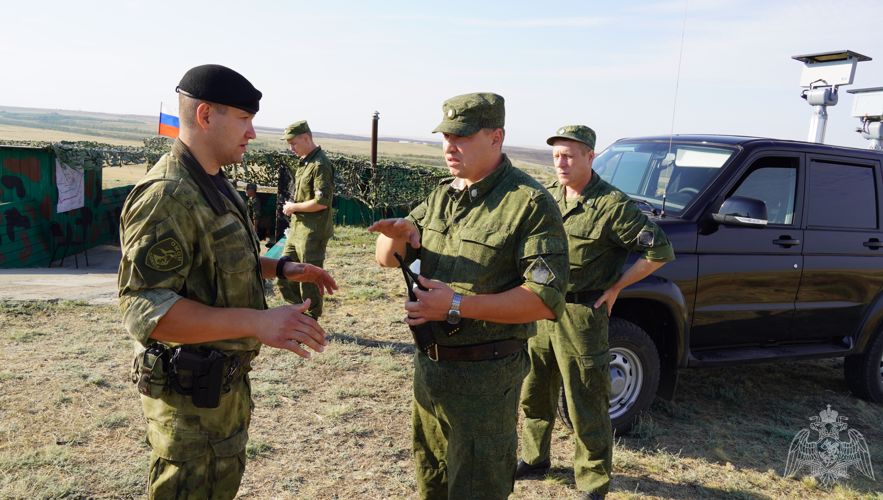 Сотрудники Росгвардии приняли участие в практических учениях на государственной границе