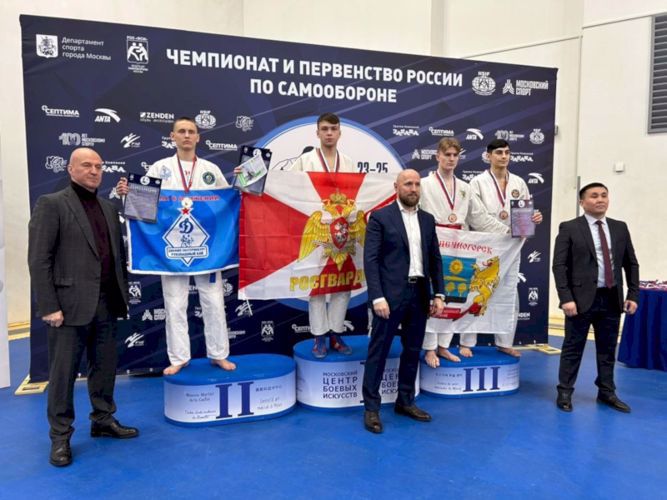 Кадеты и тренеры-преподаватели Пермского президентского кадетского училища Росгвардии стали победителями Чемпионата России по самообороне