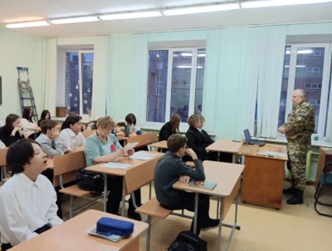 В Перми ветераны Росгвардии провели урок мужества