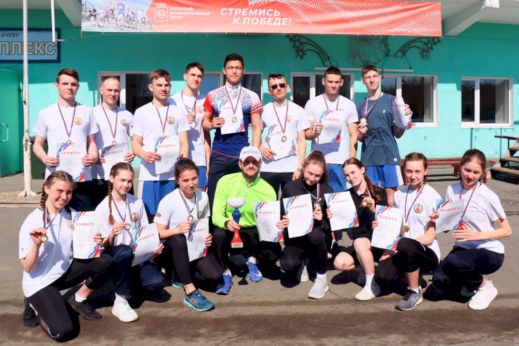 Команда Пермского президентского кадетского училища Росгвардии победила в легкоатлетической эстафете