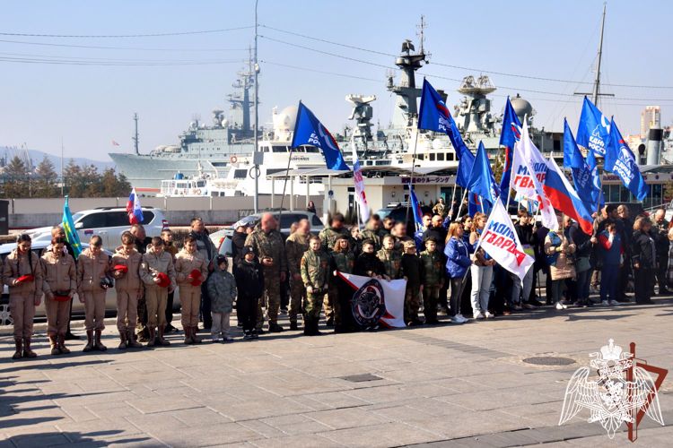 Ветераны Росгвардии отправились в автопробег Владивосток - Донецк «Дорога к Победе»