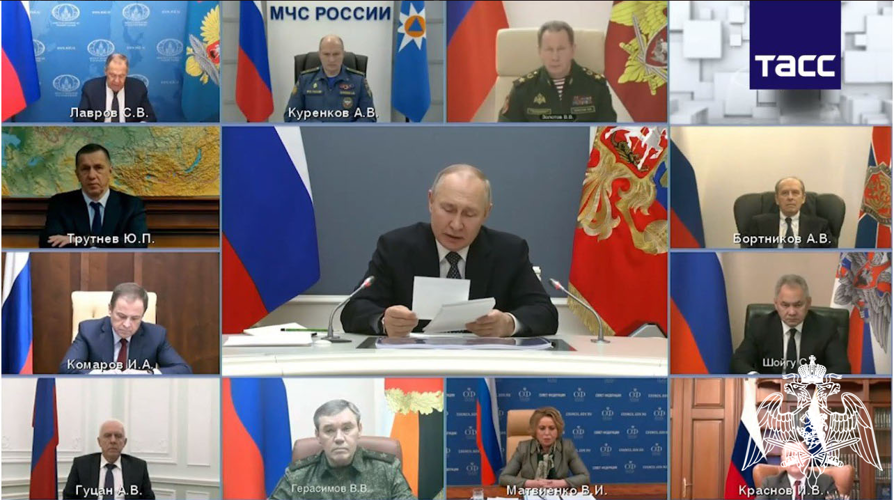 Генерал армии Виктор Золотов принял участие в заседании Совета Безопасности Российской Федерации