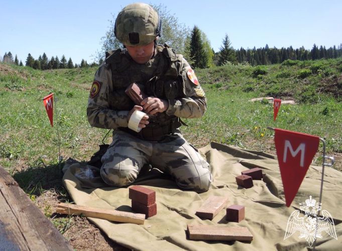 В Пермском военном институте Росгвардии прошел конкурс «Лучший по профессии «Сапер» 