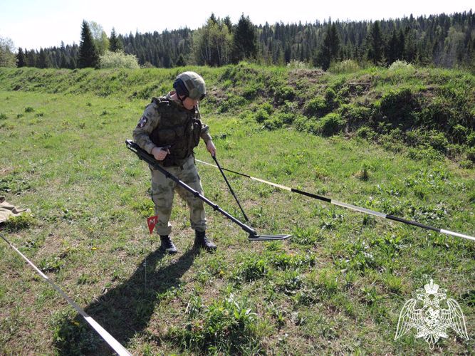 В Пермском военном институте Росгвардии прошел конкурс «Лучший по профессии «Сапер» 