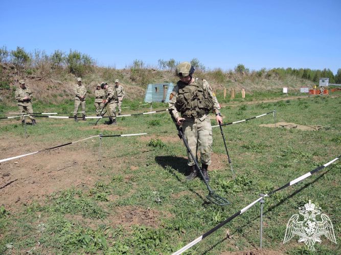 В Пермском военном институте Росгвардии прошел конкурс «Лучший по профессии «Сапер» 