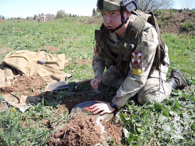 В Пермском военном институте Росгвардии прошел конкурс «Лучший по профессии «Сапер» 