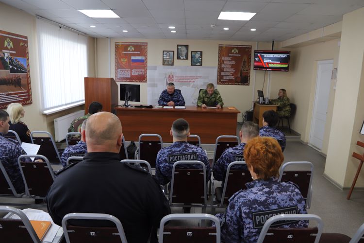 В пермском региональном управлении Росгвардии прошли учебно-методические сборы