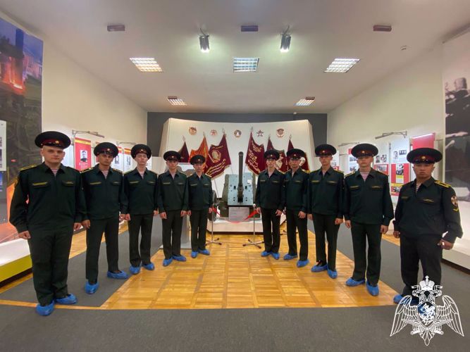 Курсанты Пермского военного института Росгвардии посетили музей пермской артиллерии
