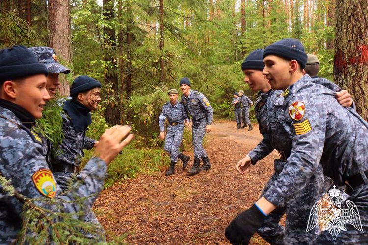 В Пермском президентском кадетском училище Росгвардии прошла военно-тактическая игра «Зарница»