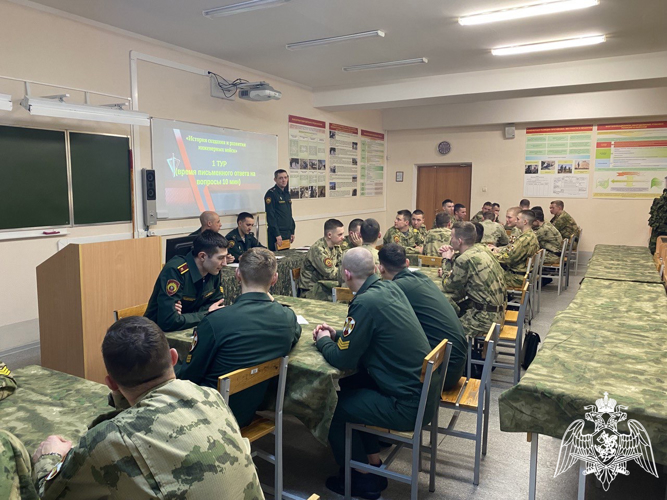 В Пермском военном институте Росгвардии прошла олимпиада, приуроченная ко Дню инженерных войск