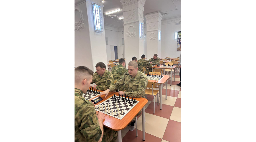 В Перми прошел турнир по шахматам среди росгвардейцев Кировского соединения