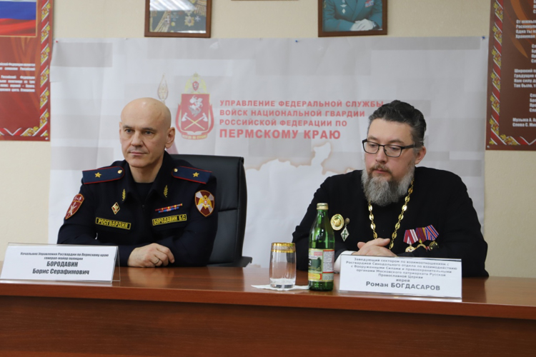 Иерей Роман Богдасаров совершил рабочую поездку в подразделения  пермского гарнизона Росгвардии