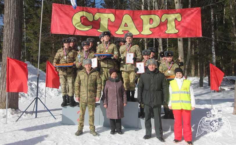 В Пермском военном институте Росгвардии прошла лыжная эстафета