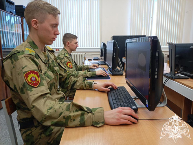 Курсанты Пермского военного института Росгвардии приняли участие в интеллектуальной олимпиаде 