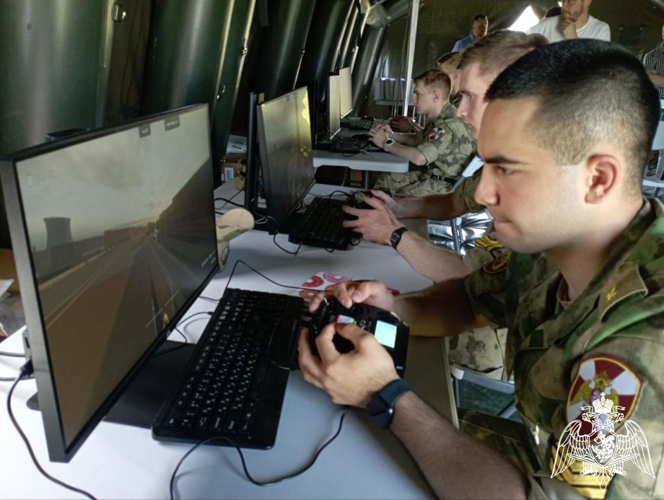 Команда Пермского военного института Росгвардии «Парма» приняла участие в соревновании «Кибердром»