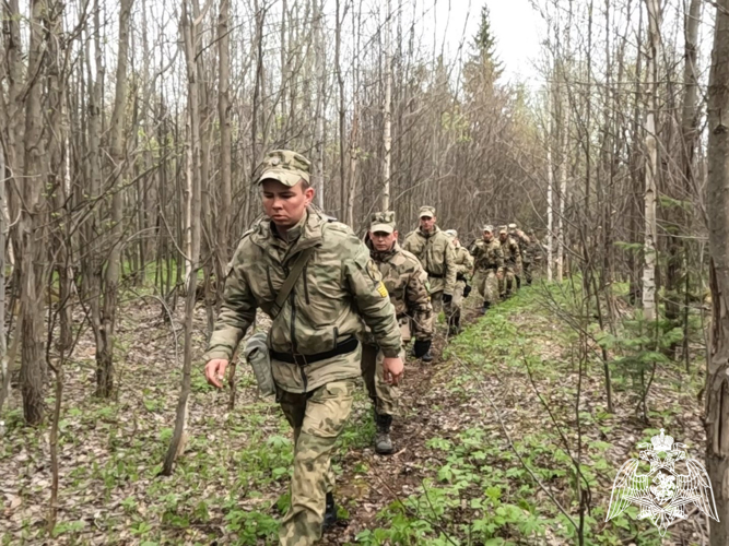 Курсанты Пермского военного института Росгвардии совершили полевой выход