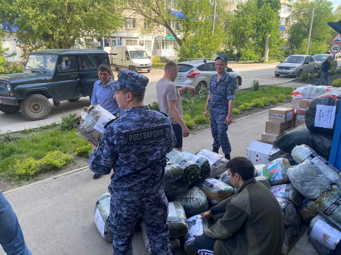 Гуманитарную помощь в зону СВО отправили сотрудники Росгвардии из Пермского края
