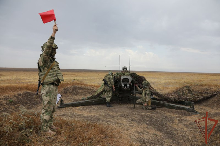 В Росгвардии определили лучших артиллеристов