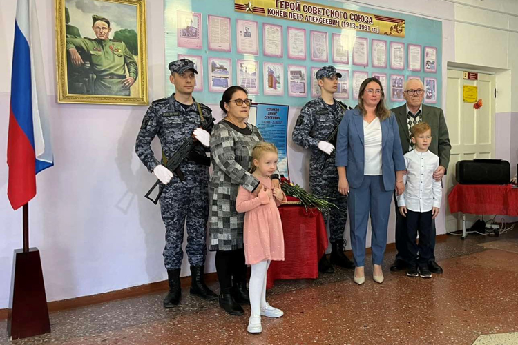 В Прикамье увековечили память погибшего военнослужащего Росгвардии