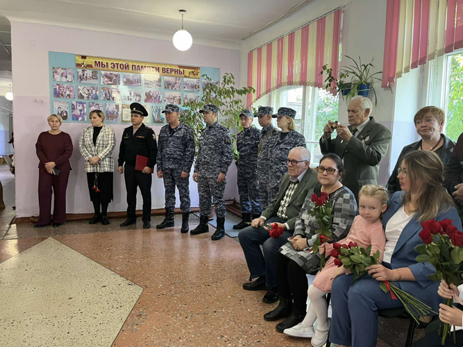 В Прикамье увековечили память погибшего военнослужащего Росгвардии