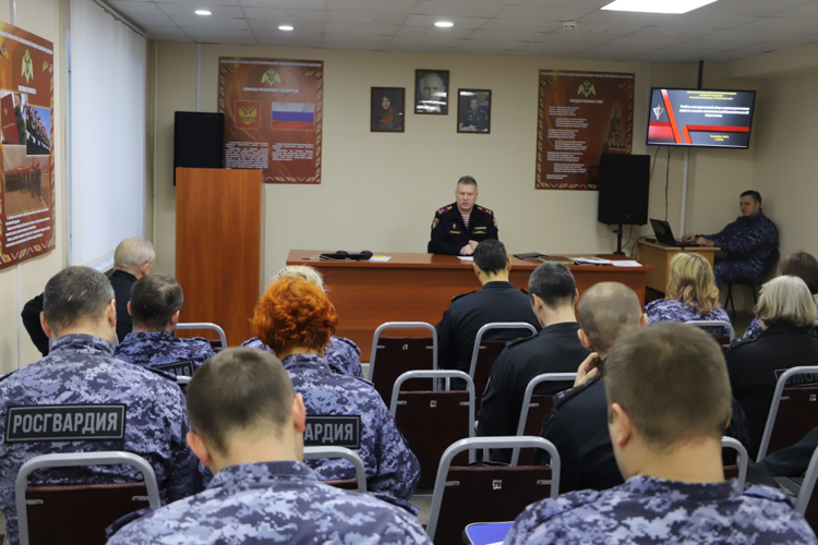 В Управлении Росгвардии по Пермскому краю прошел учебно – методический сбор с руководителями групп по военно-политической (политической) подготовке
