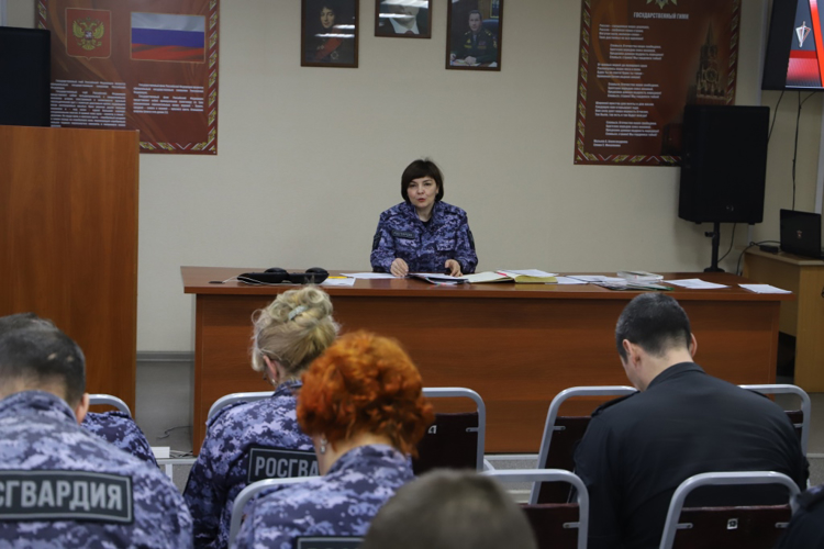 В Управлении Росгвардии по Пермскому краю прошел учебно – методический сбор с руководителями групп по военно-политической (политической) подготовке