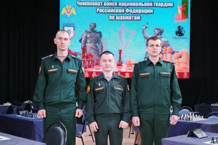 Военнослужащие Пермского военного института Росгвардии стали победителями чемпионата Росгвардии по шахматам