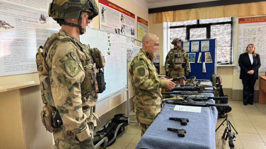 В СОБР «Стрелец» Управления Росгвардии по Пермскому краю прошел конкурс детского рисунка