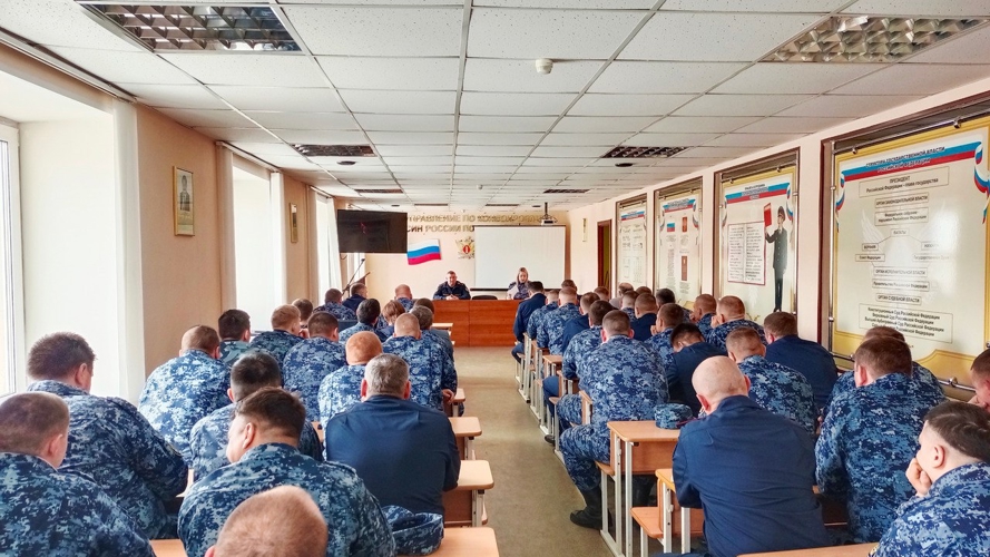 В Перми сотрудник Росгвардии провел встречу с представителями уголовно-исполнительной системы