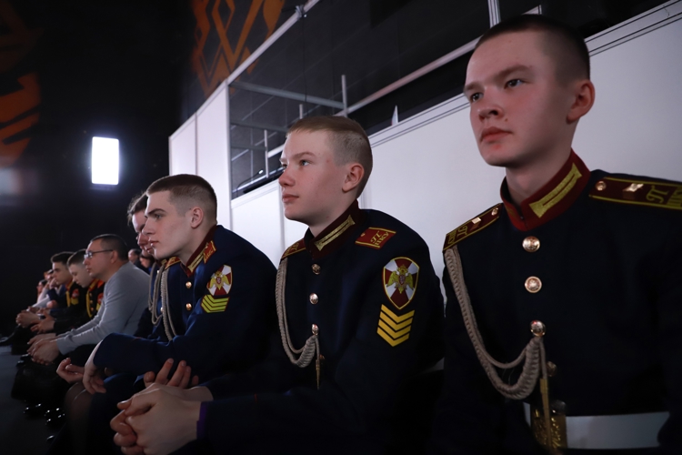 Кадеты Пермского президентского кадетского училища Росгвардии приняли участие в просветительском марафоне