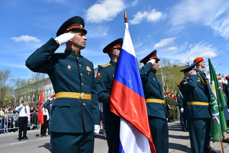 В Перми военнослужащие Росгвардии приняли участие в праздничных мероприятиях, посвященных 80-летию Победы в Великой Отечественной войне