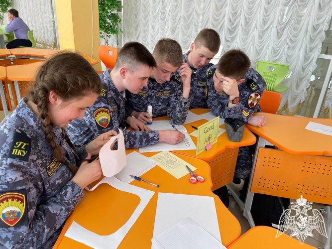 В Пермском президентском кадетском училище Росгвардии прошла объединенная метапредметная олимпиада по английскому языку