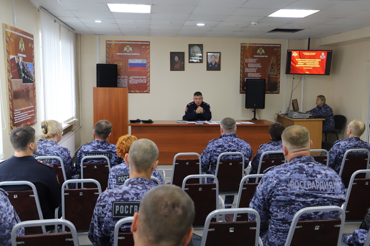 В Управлении Росгвардии по Пермскому краю прошел учебно-методический сбор с руководителями групп по военно-политической (политической) подготовке