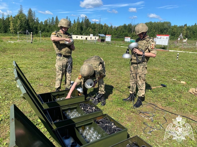 В Пермском военном институте Росгвардии прошли практические занятия по дисциплине полевое электроснабжение войск