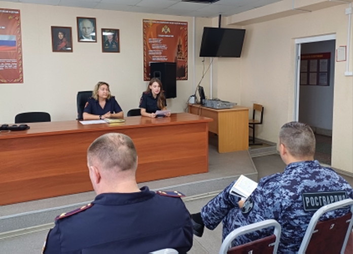 В Управлении Росгвардии по Пермскому краю прошло мероприятие по профилактике нарушений ПДД
