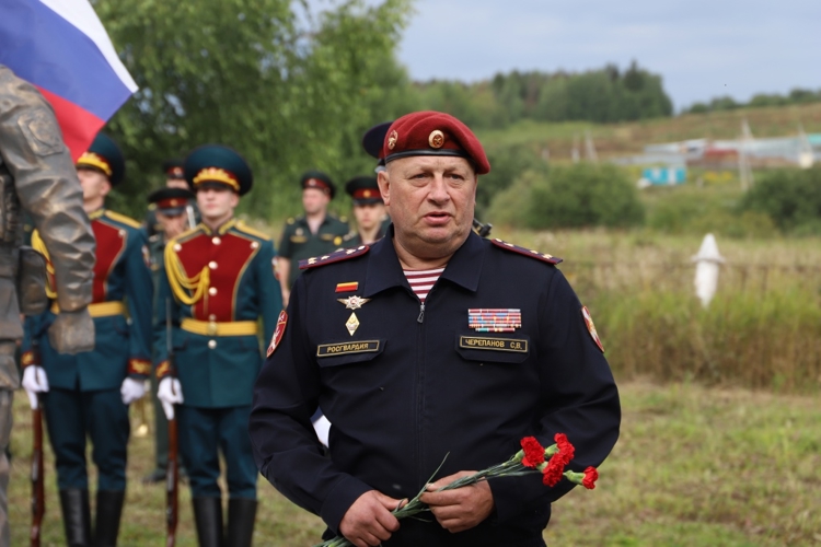 В Пермском крае в память об офицере Росгвардии открыт памятник