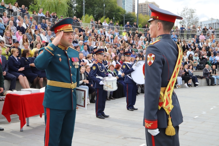 В Пермском президентском кадетском училище войск национальной гвардии прошли торжественные мероприятия по случаю Дня знаний