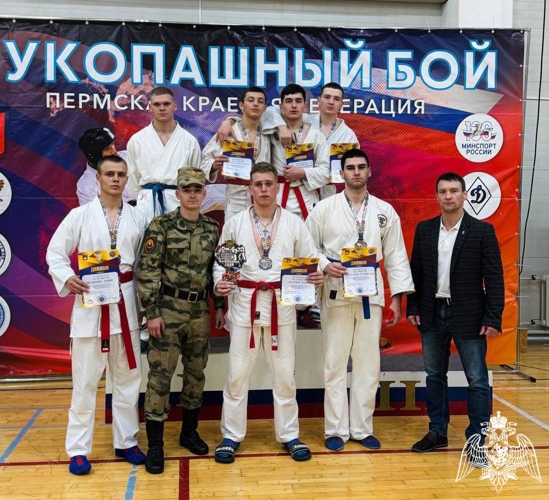 Курсанты Пермского военного института Росгвардии приняли участие в первенстве Пермского края по рукопашному бою среди юниоров