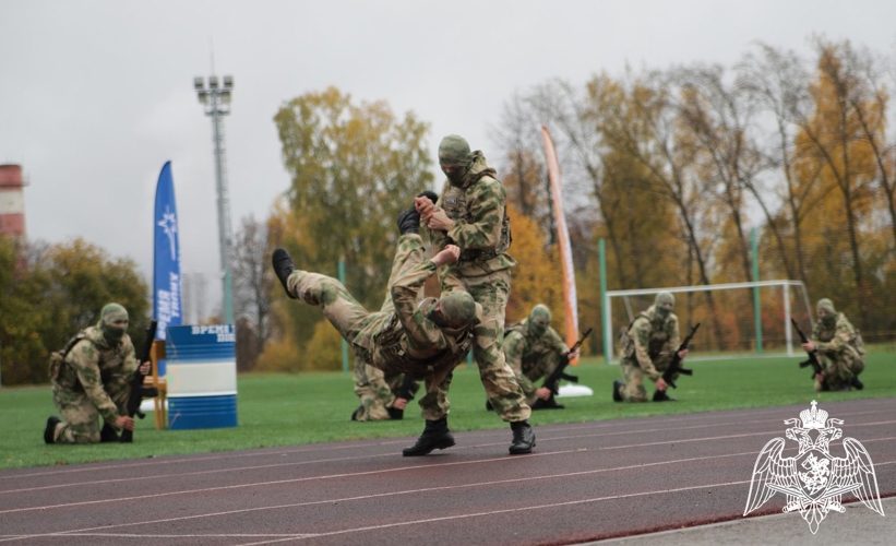 Курсанты Пермского военного института Росгвардии приняли участие в «Гонка героев. Время твоих побед!»