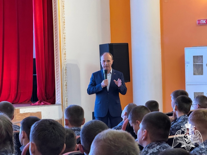 Пермское президентское кадетское училище Росгвардии посетил руководитель проекта «Кадетское наследие»