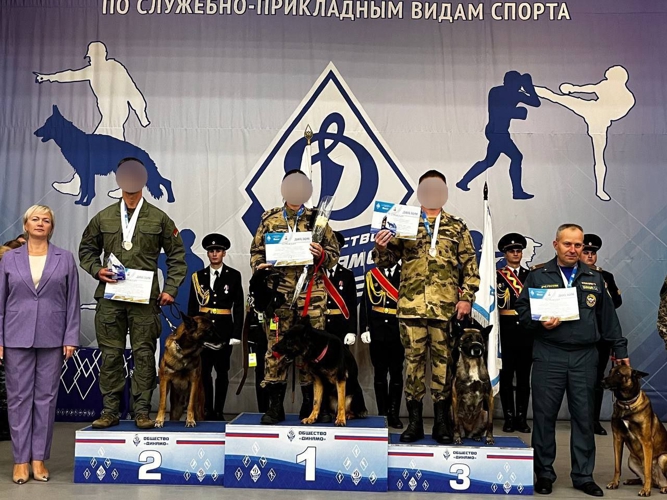 Сотрудник ОМОН "Варыш" завоевала первое место на всероссийских соревнованиях по многоборью кинологов