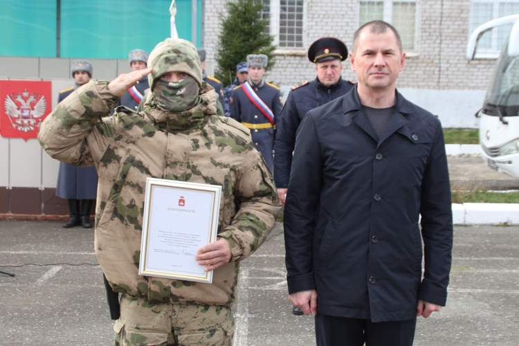 В Перми прошла церемония награждения бойцов СОБР "Стрелец" Управления Росгвардии по Пермскому краю