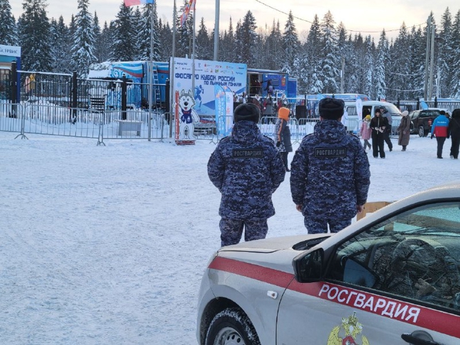 В Прикамье сотрудники Росгвардии приняли участие в охране порядка Кубка России по лыжным гонкам