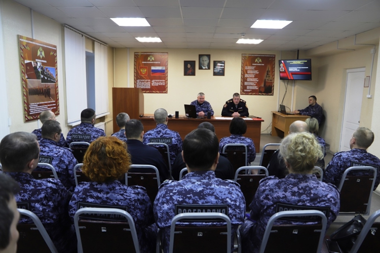 В Управлении Росгвардии по Пермскому краю прошел учебно-методический сбор с руководителями групп по военно-политической (политической) подготовке