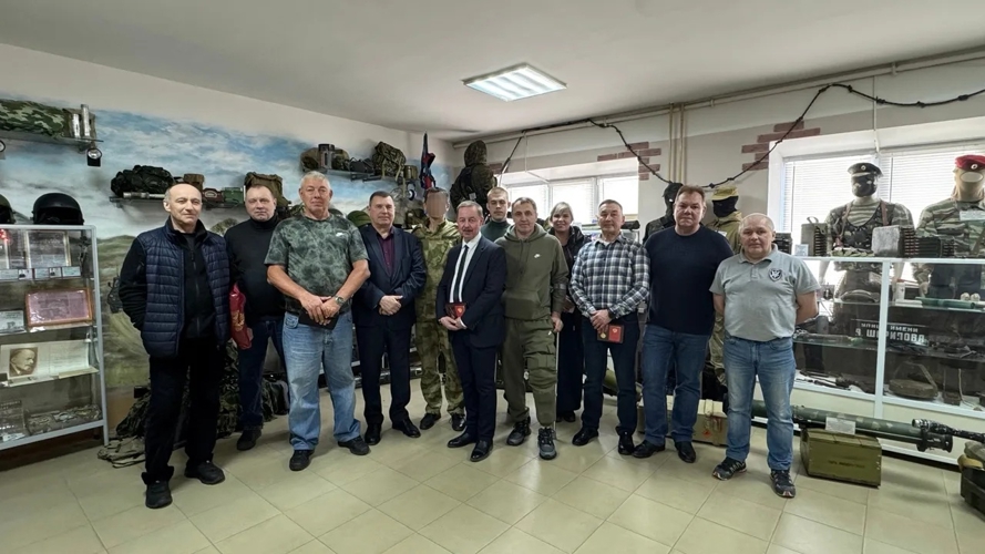 В СОБР «Стрелец» Управления Росгвардии по Пермскому краю поздравили ветеранов