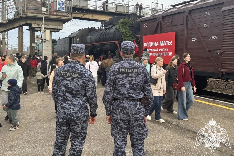 В Пермском крае росгвардейцы обеспечили безопасность «Поезда Победы» 