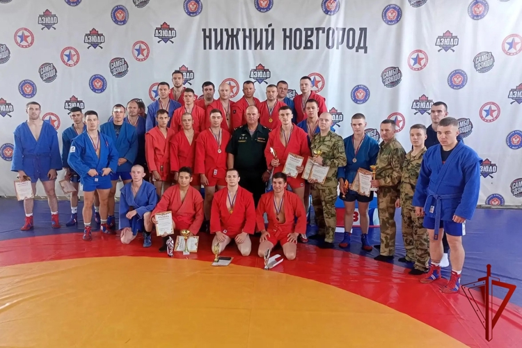 Сотрудник Управления завоевал медаль чемпионата Приволжского округа Росгвардии по самбо